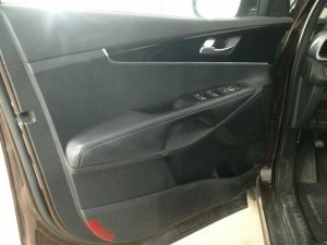 2019-2020 Kia Sorento Black Door Interior Trim Panel with Power Windows and Locks - Front, Left (Driver) (Used OEM)
