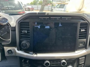 2013-2016 Ford Fusion Black Radio and Speedometer Instrument Panel Bezel (Used OEM)