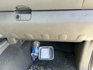 2005-2015 Nissan Xterra Gray Lower Glove Box Assembly (Used OEM)