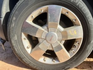 2007-2012 GMC Acadia 19x7.5 5-Spoke Silver Machined Alloy Wheel (Used OEM)