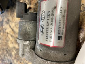 2011-2014 Hyundai Elantra Starter Motor without Engine Stop and Start (Used OEM)