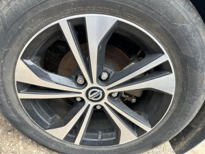 2020-2023 Nissan Sentra 16x6.5 5-Double Spoke Machined Black Alloy Wheel (Used OEM)