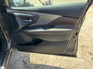 2015-2020 Nissan Murano Brown Door Interior Trim Panel - Front, Right (Passenger) (Used OEM)