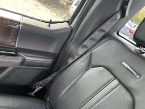 2015-2020 Ford F-150 Tan Inflatable Seat Belt Assembly - Rear, Left (Driver) (Used OEM)