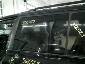 2008-2013 Toyota Highlander Rear Door Window Glass - Left (Driver) (Used OEM)