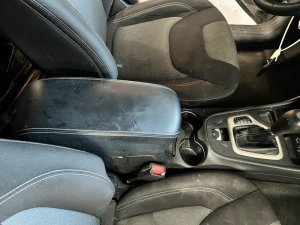2014 Jeep Cherokee Black Floor Console Assembly (Used OEM)