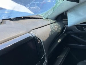 2017-2019 Cadillac XT5 Black Dashboard Air Bag - Right (Passenger) (Used OEM)