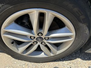 2015-2018 Ford Edge 18x8 10-Spoke Silver Painted Alloy Wheel (Used OEM)