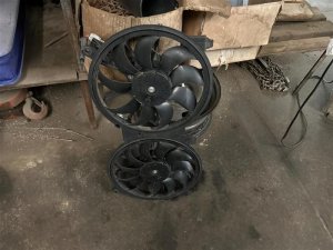 2013-2018 Nissan Altima A/C Condenser Fan Motor Assembly (Used OEM)