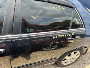 2003-2007 Honda Accord Black Rear Exterior Door Handle - Left (Driver) (Used OEM)