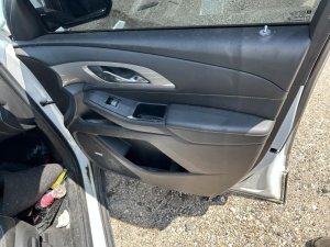 2018-2023 Chevrolet Traverse Black Door Interior Trim Panel with Power Windows and Locks - Front, Right (Passenger) (Used OEM)
