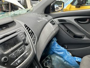 2012-2016 Hyundai Elantra Gray Dashboard Air Bag - Right (Passenger) (Used OEM)