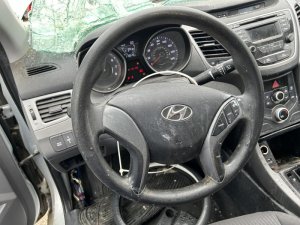 2011-2016 Hyundai Elantra Gray Steering Wheel Air Bag - Left (Driver) (Used OEM)