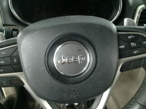 2014-2015 Jeep Grand Cherokee Black Steering Wheel Air Bag - Left (Driver) (Used OEM)