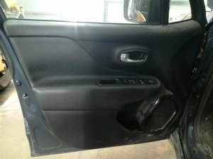 2019-2022 Jeep Renegade Black Door Interior Trim Panel with Power Windows and Locks - Front, Left (Driver) (Used OEM)