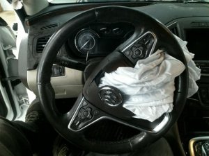 2013-2017 Buick Regal Tan Tilt and Telescopic Steering Column with Cruise and Radio Controls (Used OEM)