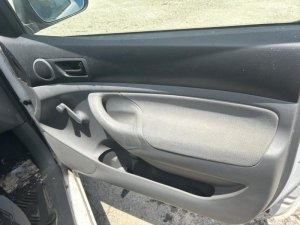 2005-2015 Toyota Tacoma Gray Manual Window Door Interior Trim Panel - Front, Right (Passenger) (Used OEM)