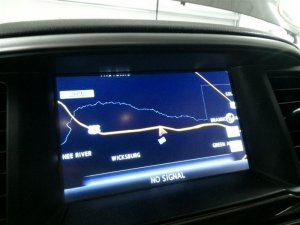 2010-2013 INFINITI FX50 Black 8-Inch Touch Screen Infotainment Display with Navigation (Used OEM)