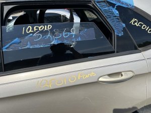 2015-2024 Ford Edge Rear Door Window Glass - Left (Driver) (Used OEM)