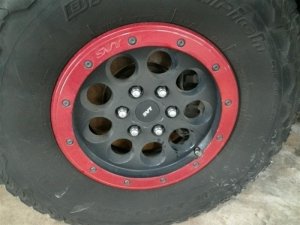 2013-2014 Ford F-150 Silver 17x8.5 9-Hole Matte Black Beadlock Capable Alloy Wheel (Used OEM)