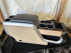 2013-2014 Lincoln Mark LT Gray Front Floor Console Assembly (Used OEM)