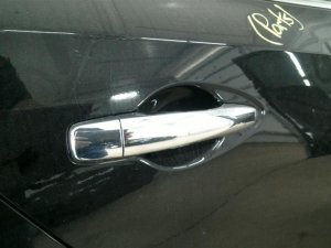 2016-2020 Nissan Maxima Black Chrome Exterior Door Handle - Rear, Right (Passenger) (Used OEM)