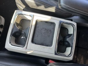 2011-2012 Dodge Grand Caravan Gray Front Floor Console Panel (Used OEM)
