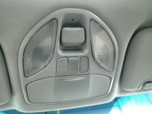 2013-2016 Hyundai Santa Fe Tan Overhead Console Panel with Sunroof Switch (Used OEM)