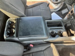 2021-2023 Ford F-150 Black Front Floor Console Panel (Used OEM)