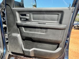 2019-2024 Ram 1500 Black Door Interior Trim Panel - Front, Right (Passenger) (Used OEM)