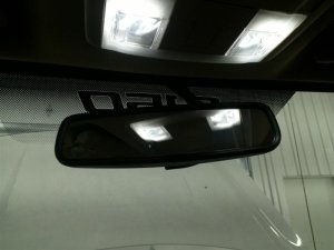 2011-2015 Lincoln MKX Auto-Dimming Interior Rear View Mirror with Compass (Used OEM)