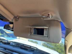 2015-2020 Ram 1500 Gray Sun Visor with Illuminated Vanity Mirror - Right (Passenger) (Used OEM)