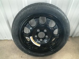 2013-2018 Nissan Altima Black 16x4 10-Spoke Alloy Compact Spare Wheel (Used OEM)