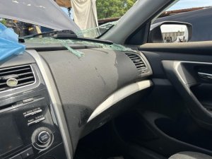 2013-2018 Nissan Altima Black Dashboard Air Bag - Right (Passenger) (Used OEM)