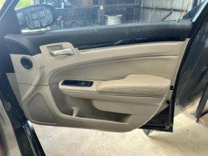 2011-2014 Chrysler 300 Tan Door Interior Trim Panel - Front, Right (Passenger) (Used OEM)