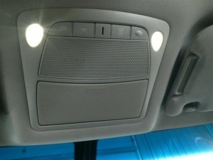 2014-2017 Nissan Sentra Black Overhead Console with Map Lamps (Used OEM)