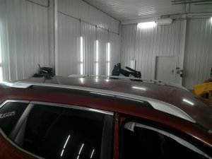 2017-2026 Chrysler Pacifica Silver Roof Rack Side Rails (Used OEM)