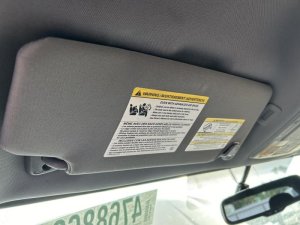 2011-2014 Ford F-150 Gray Sun Visor without Mirror - Left (Driver) (Used OEM)