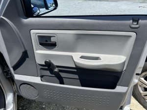 2005-2011 Dodge Dakota Gray Door Interior Trim Panel with Manual Windows - Front, Right (Passenger) (Used OEM)