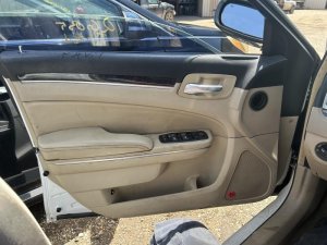 2011-2014 Chrysler 300 Black Door Interior Trim Panel - Front, Left (Driver) (Used OEM)