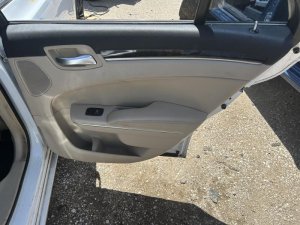 2011-2014 Chrysler 300 Black Door Interior Trim Panel - Rear, Right (Passenger) (Used OEM)