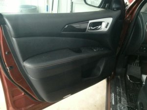 2017-2020 INFINITI QX60 Black Door Interior Trim Panel with Power Windows and Locks - Front, Left (Driver) (Used OEM)