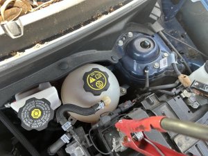 2016-2025 Chevrolet Malibu Black Engine Coolant Reservoir Assembly with Cap (Used OEM)