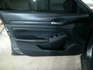2019-2025 Nissan Altima Black Door Interior Trim Panel with Power Windows and Locks - Front, Left (Driver) (Used OEM)