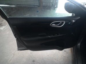 2016-2019 Nissan Sentra Gray Door Interior Trim Panel - Front, Left (Driver) (Used OEM)