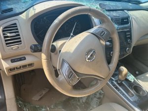 2013-2018 Nissan Altima Tan Steering Wheel Air Bag - Left (Driver) (Used OEM)