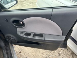 2003-2007 Saturn Ion Gray Door Interior Trim Panel - Front, Right (Passenger) (Used OEM)