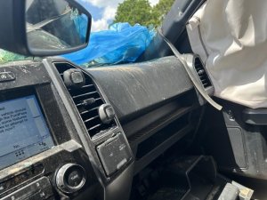 2018-2020 Ford F-150 Black Dashboard Air Bag - Right (Passenger) (Used OEM)