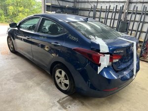 2011-2016 Hyundai Elantra Blue Sedan Fuel Filler Door (Used OEM)