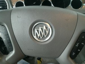 2008-2017 Buick Enclave Gray Steering Wheel Air Bag - Left (Driver) (Used OEM)